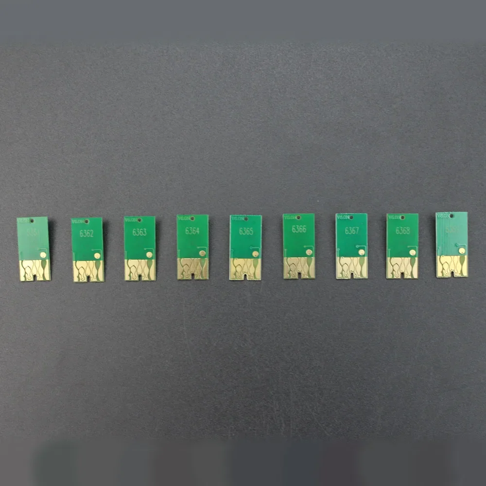 Imagem -05 - Chip de Reposição de Cartucho para Epson Stylus Pro Chip Arc 7700 9700 7890 9890 7900 9900 Printer T6361-t6369 T636a T636b Cores Cores 11 Cores