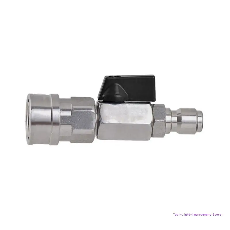 

C63E Quick Connector High Pressure Valves Professional Valves for Power Washing Hoses Quick Connector Valves System