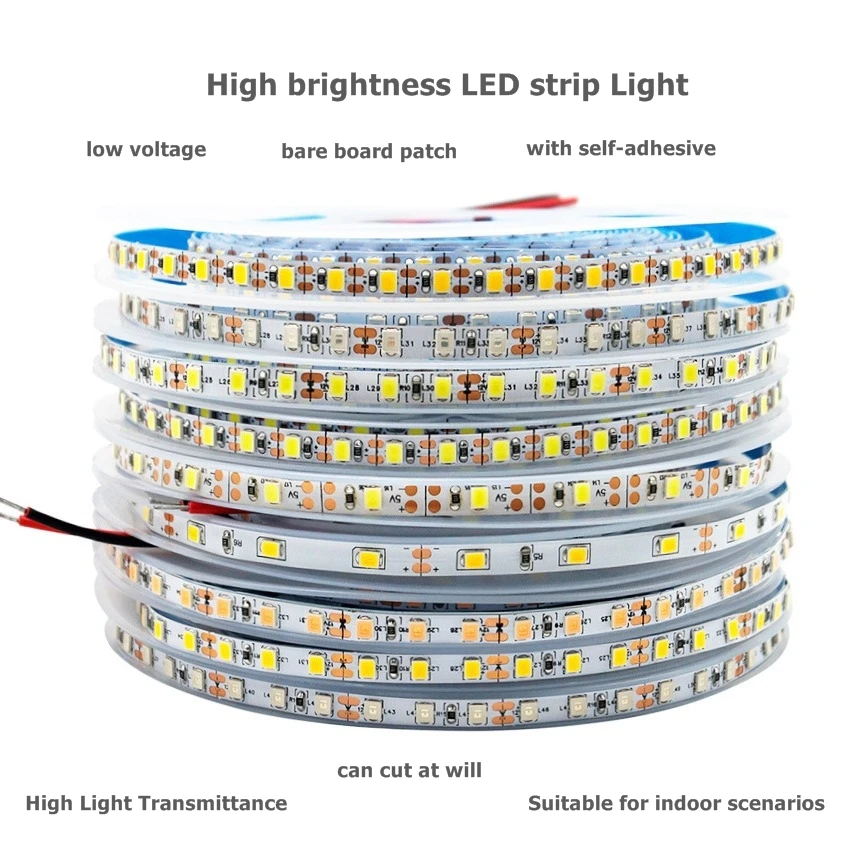 5v USB LED strip light with self-adhesive,soft light usb light strip decorative painting nightlight,low voltage bare board patch