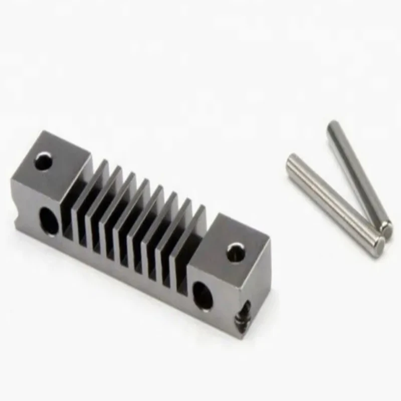 CNC machined stainless steel, precision instrument heat dissipation fins, positioning pins, stable adaptation components