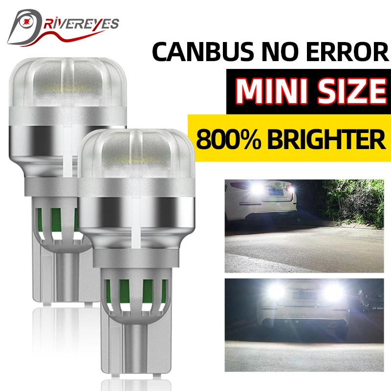 

Задний фонарь T15 W16W Φ, 2 шт., задний фонарь 921 912 906 904 Canbus, Размер 1: 1, автомобильные фонари 6000K, мини-фонари Plug & Play, 12 В