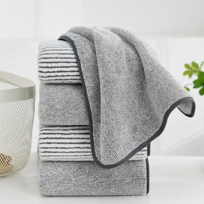 Cotton Towel Bathroom Thickened Face Towel Strong Absorbent Soft Non-shedding Adult Towel Hotel Travel Household Gift