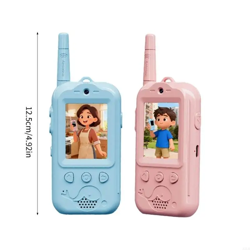 워키 토키 어린이 인터콤 장난감 놀이 활동 중에 어린이가 쉽게 사용할 수 있는 간단한 버튼 레이아웃 A2UB