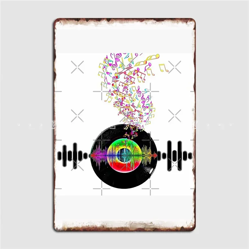 Music Record Volume Poster Metal Plaque Wall Mural Party Classic Painting Décor Tin Sign Posters