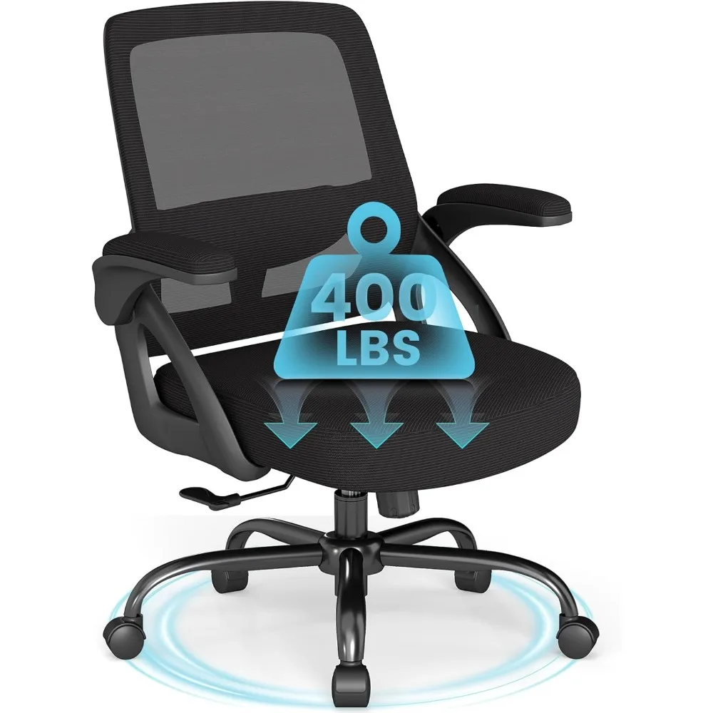 

Эргономичное сетчатое игровое кресло с поясничной опорой для больших и высоких, вращающееся рабочее кресло для руководителей