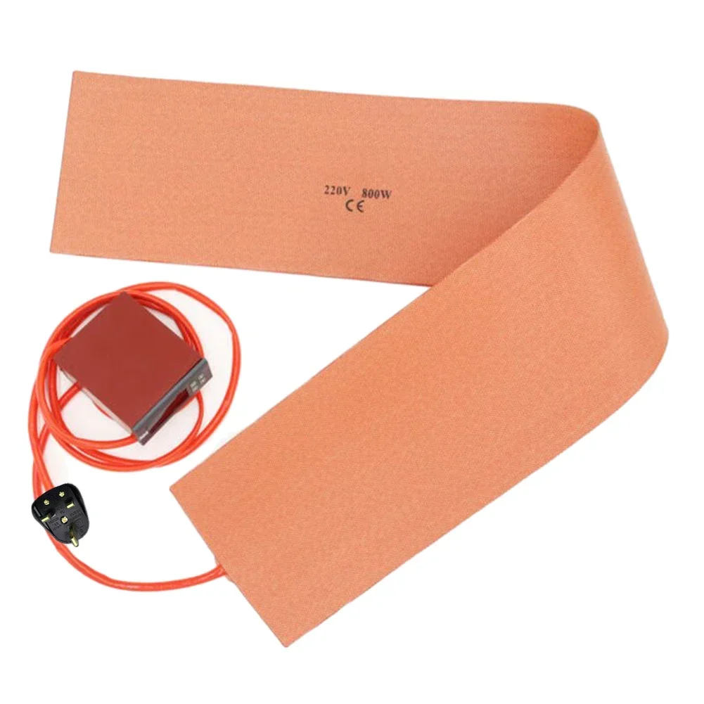 Heating Pad Silicone Heater Blanket 150*900mm 800W 220V UK Plug For Guitar Side Rim Bending Press Heating Electric Parts