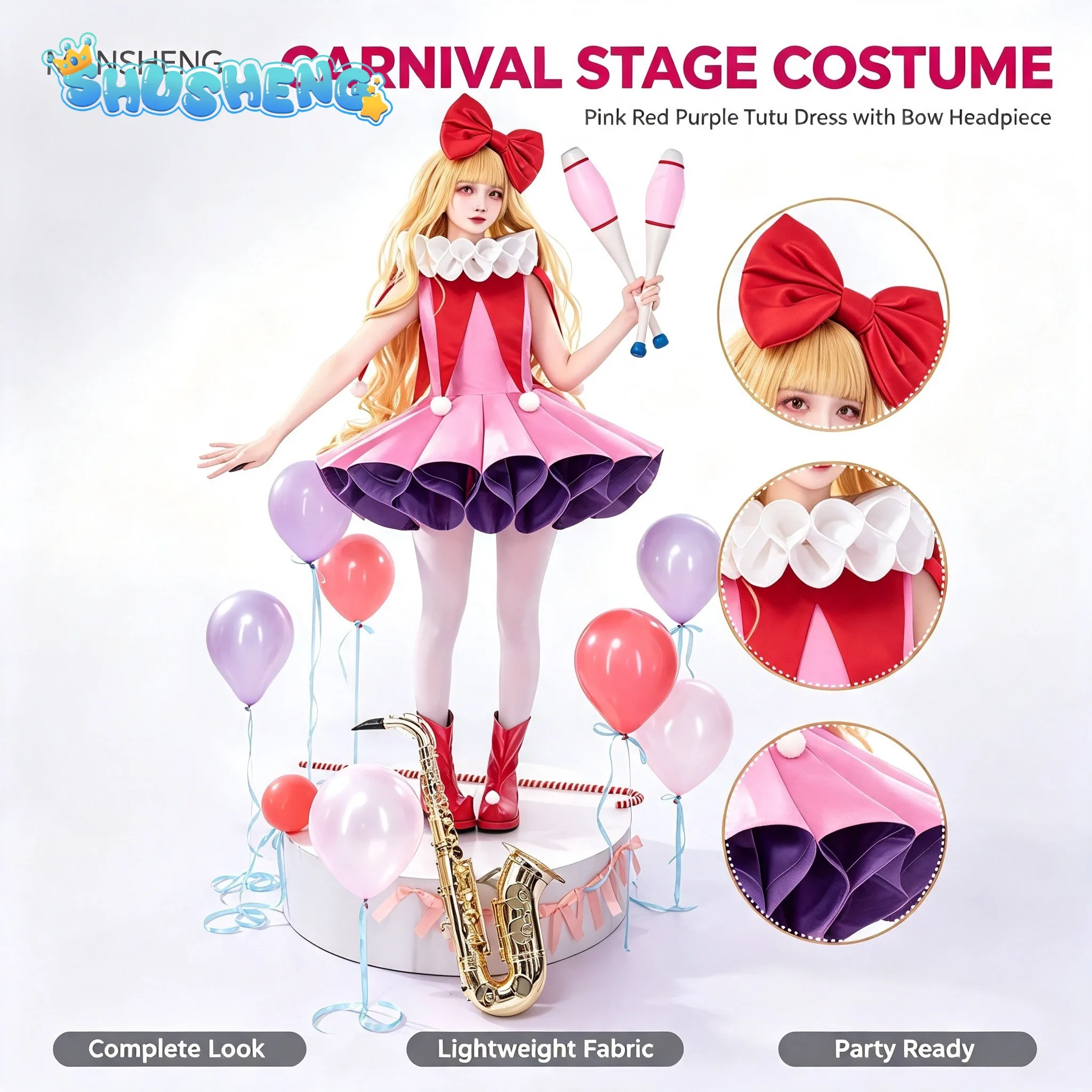 リマ・マシロ ジョーカー衣装 しゅごキャラ！ コスプレ衣装フ - Anime Cosplay Pink のレビューと価格
