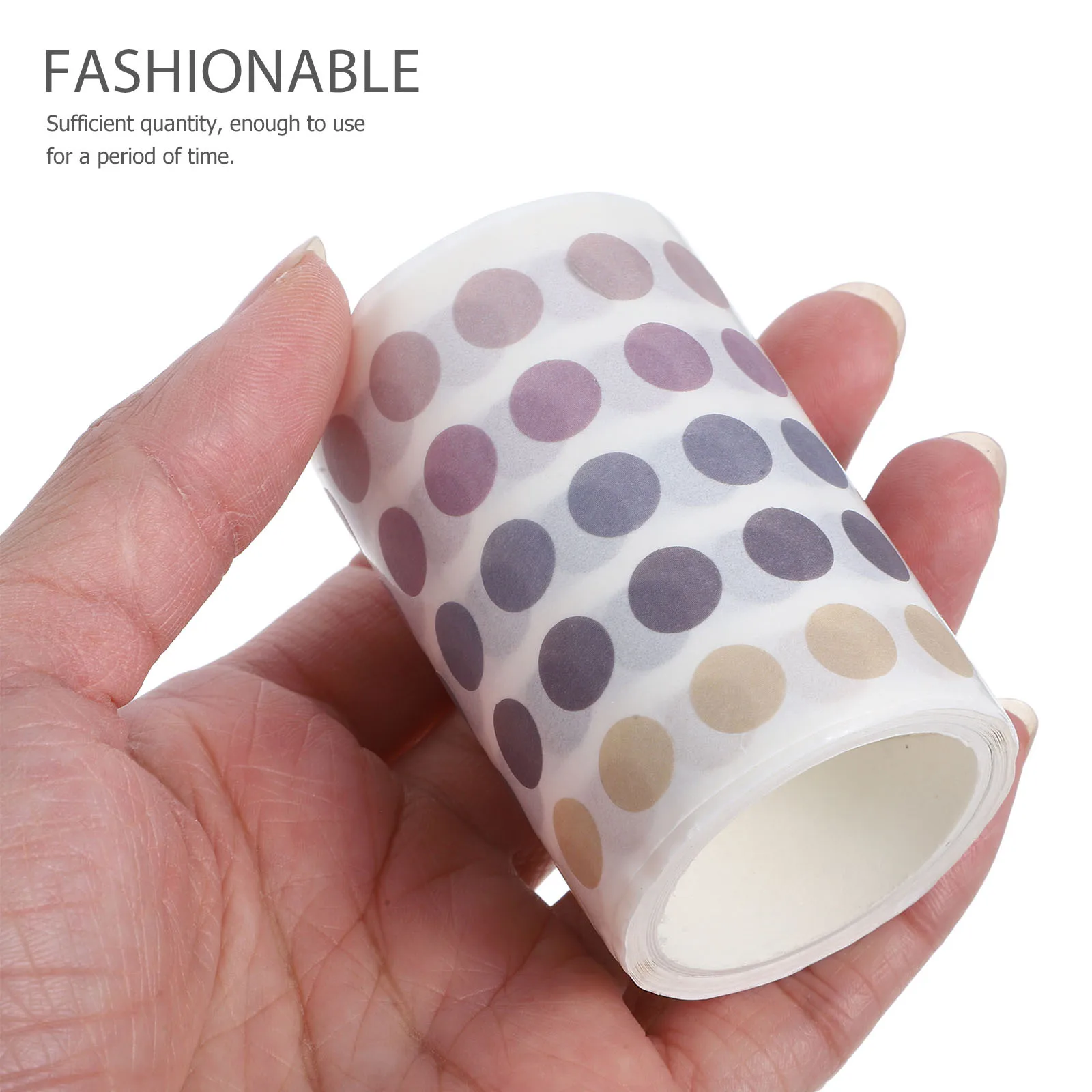 3 لفات من ملصقات شريط اشي نقطية باستيل ملصقات نقطة مستديرة للمجلات وأجهزة الكمبيوتر المحمولة وسجلات القصاصات ومستلزمات صياغة الديكور