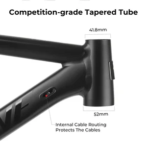 Speedone road bike with rigid fork set, ultra -length aluminum alloy, internal routing, gravel bike, 142x12mm, 700c 7 Main Sales Bicycle Gravel - №7