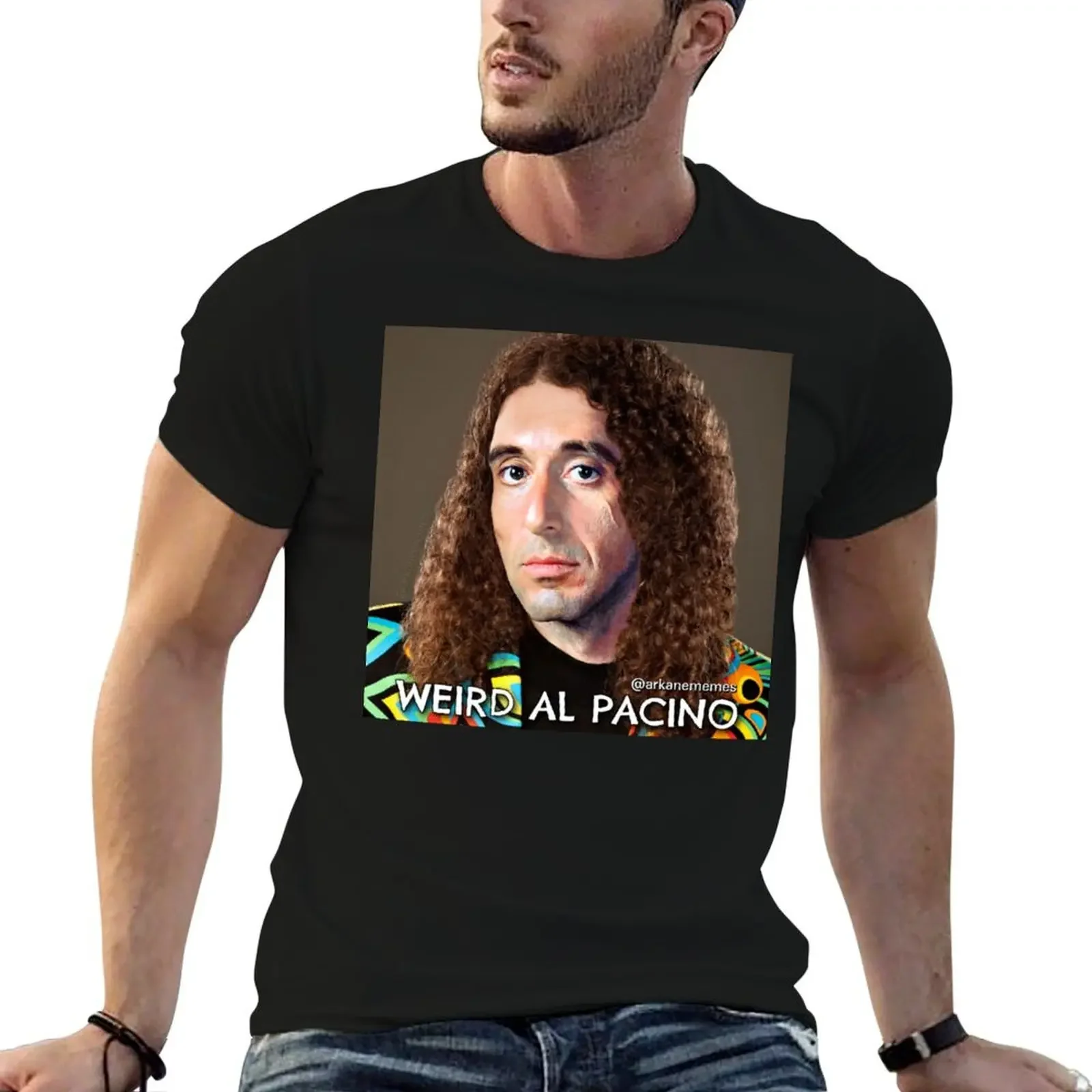 Weird Al Pacino T-Shirt plus sizes graphic tee shirt custom shirt mens graphic t-shirts big and tall