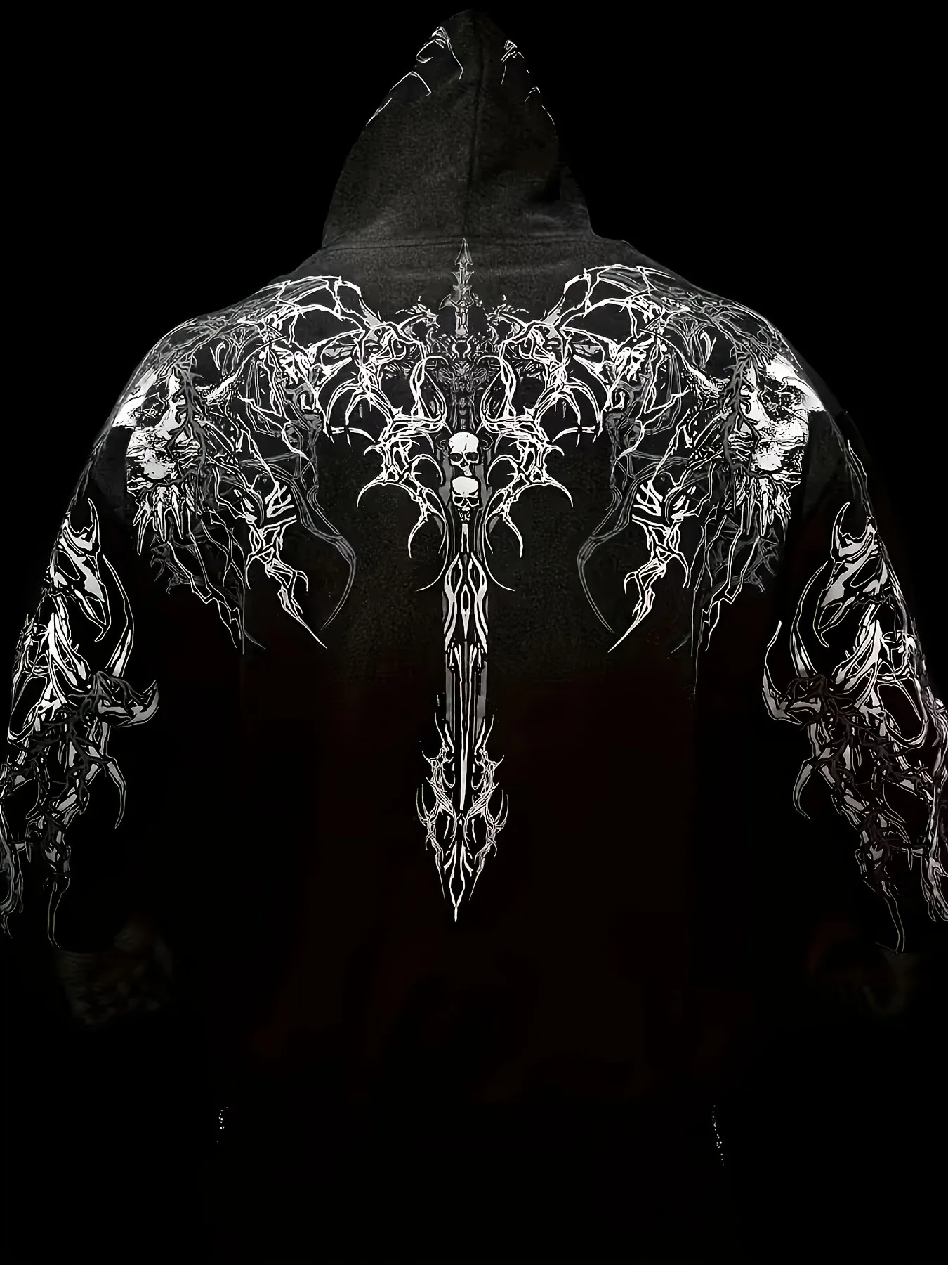 2026 Autumn New Style Men's Hooded Sweatshirt Streetwear Simple Casual Fashionable Comfortable Soft 3D Pattern Print