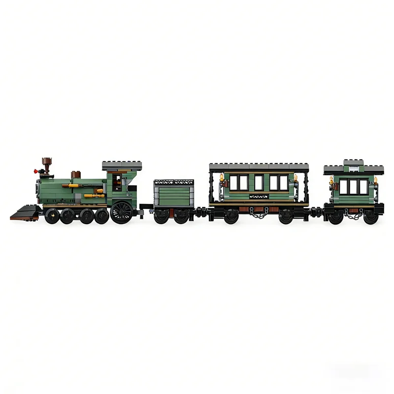 

634pcs MOC Seasonal Halloween Haunted Train Version 2 Model Building Blocks Construction Toys Brick Christmas Gifts