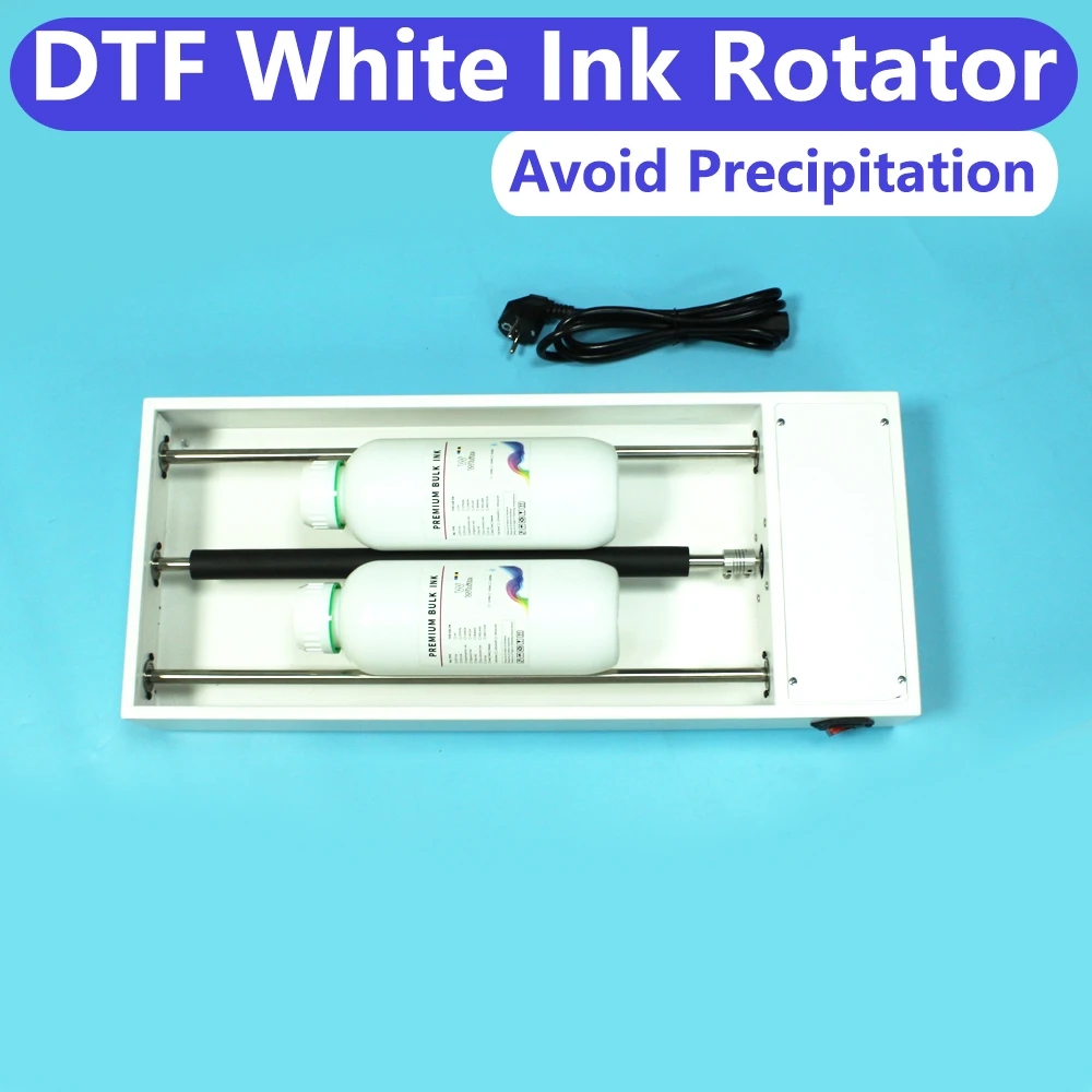 Imagem -02 - Dtf Dtg Tinta Branca Rotação Máquina Rolamento do Frasco Evitar a Preservação Agitando Preparação