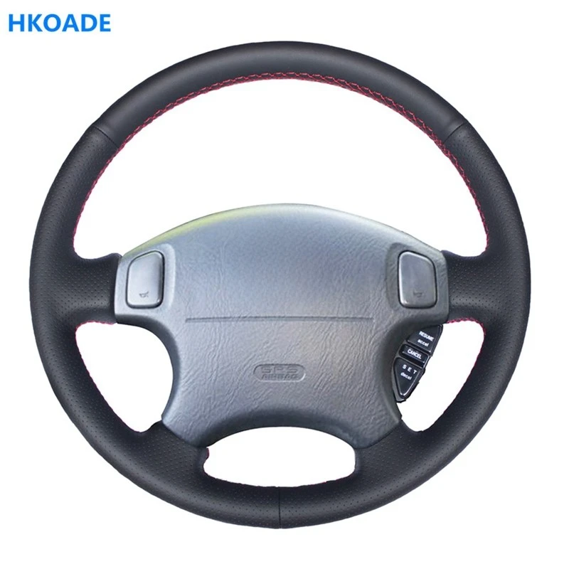 Hige Soft Faux Leather Car Steering Wheel Cover for Honda Acura CL 1998-2003 CRV CR-V Accord 6 Odyssey Prelude Civic 1996-2002