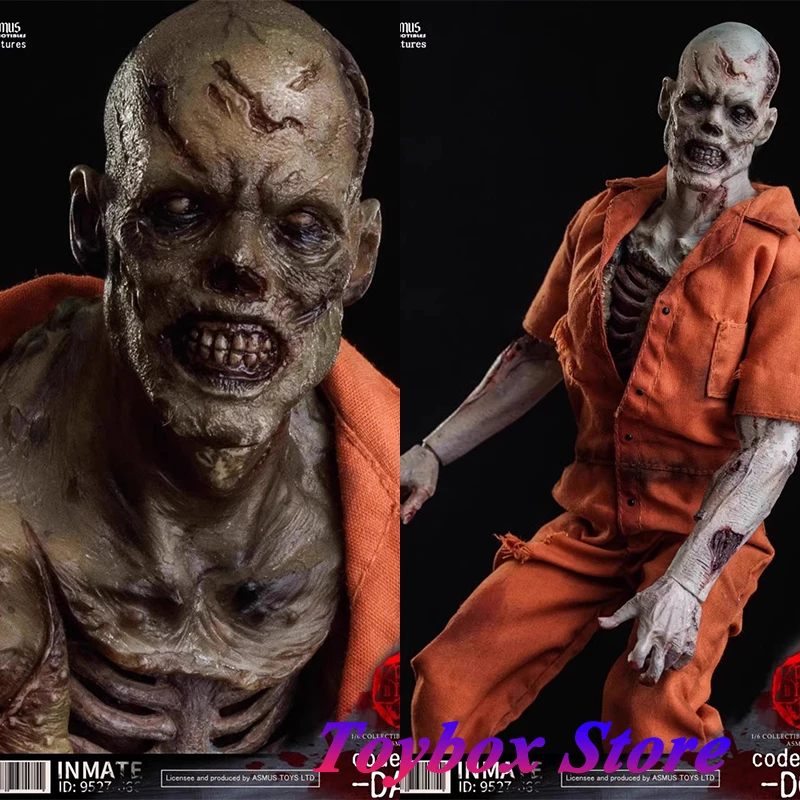 Asmus Toys 1/6 BIT003 Inmate Don BIT004 Dave Orange Cloth Movable Prisoner Action Figure Horror Cosplay 12