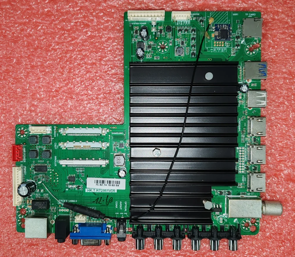 Free shipping! HK.T.RT2861V08  4K wifi network TV motherboard   FOR   LED  SCREEN LSC550FF09  BH-17260  BHSC-17002700