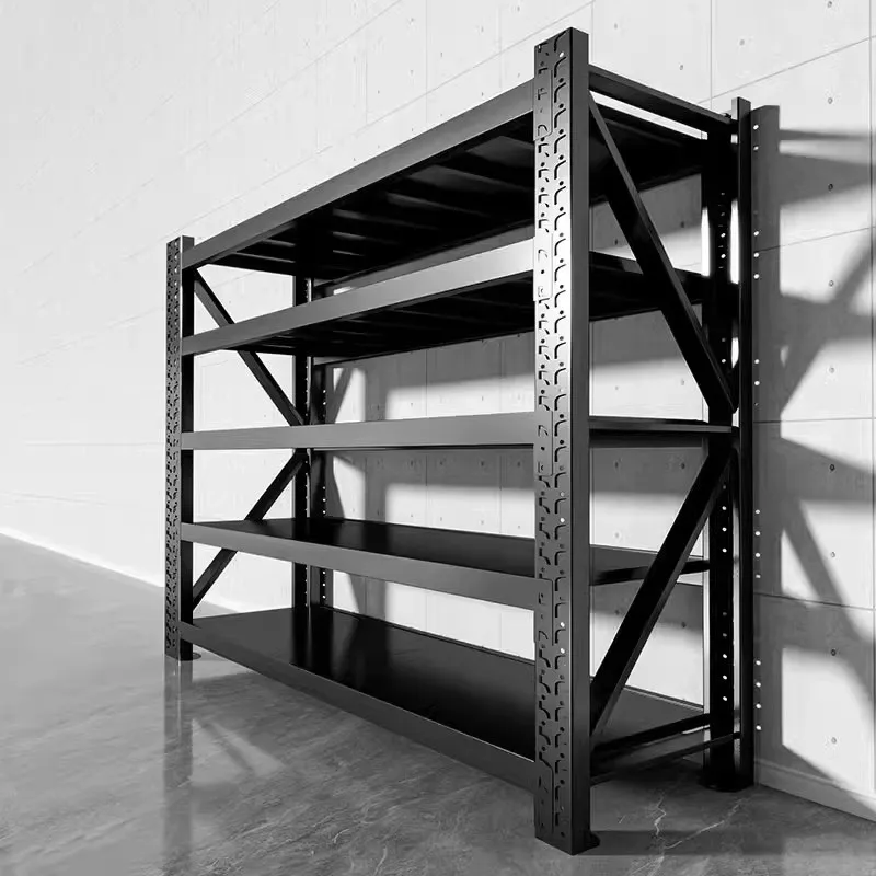 Heavy Duty Storage Racks, Multi-Layer Shelving Units, Warehouse Shelves, Home Organizer, Iron Rack, High Load Capacity