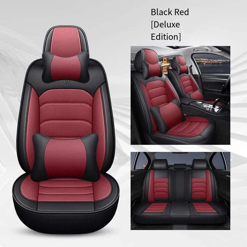 2023 Full Cover Car Seat Covers Cushion Breathable PU Leather Protetor Universal Fit For Most Cars Front Rear Seat Protector