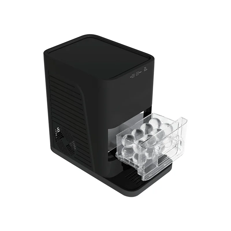 Whiskey&Cocktail Ice Ball Maker Machine Silent Sphere Ice Maker for Home Bar Desktop Low Noise Ice Making Equipment