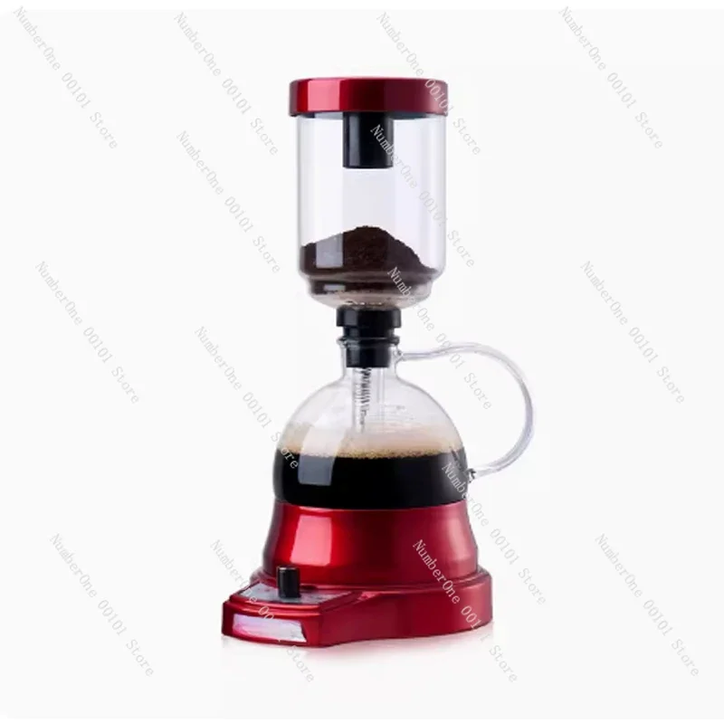 Japanese Style Electric Siphon coffee maker 3 cups vacuum Coffee machine Brewer Drip Tea Siphon Glass Pot filter Espresso maker