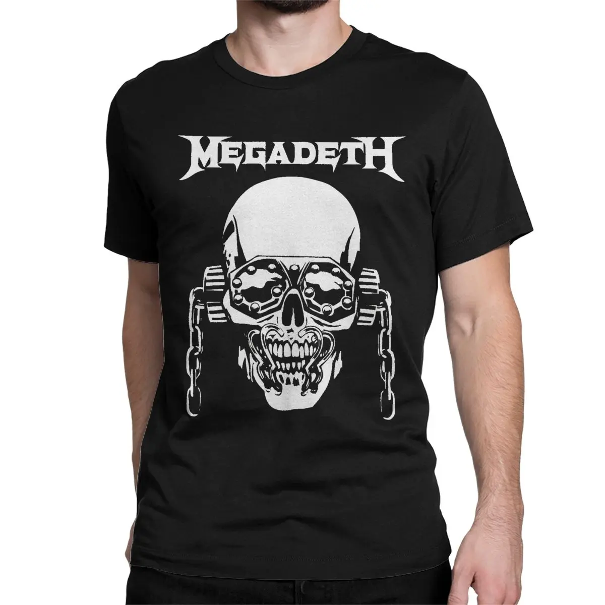 For You Megadeths T-Shirt for Men Women Metal Rock Band Cool Pure Cotton Tees Short Sleeve T Shirts Graphic Printed Clothing