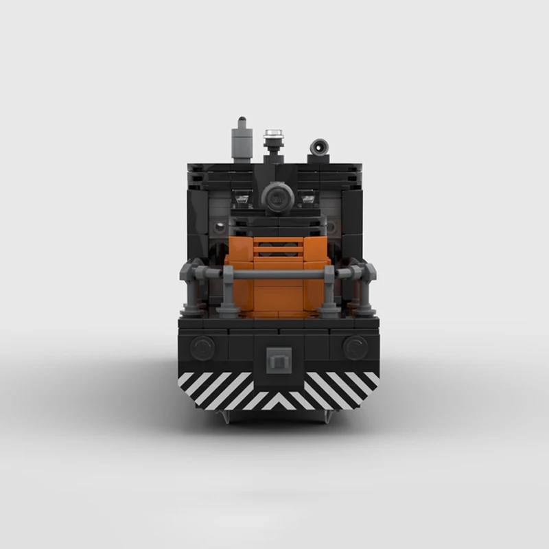 659pcs MOC Porter 50 Tonner Switcher Locomotive  Building Blocks Constructing Christmas toy Gift Plastic Educational Creative