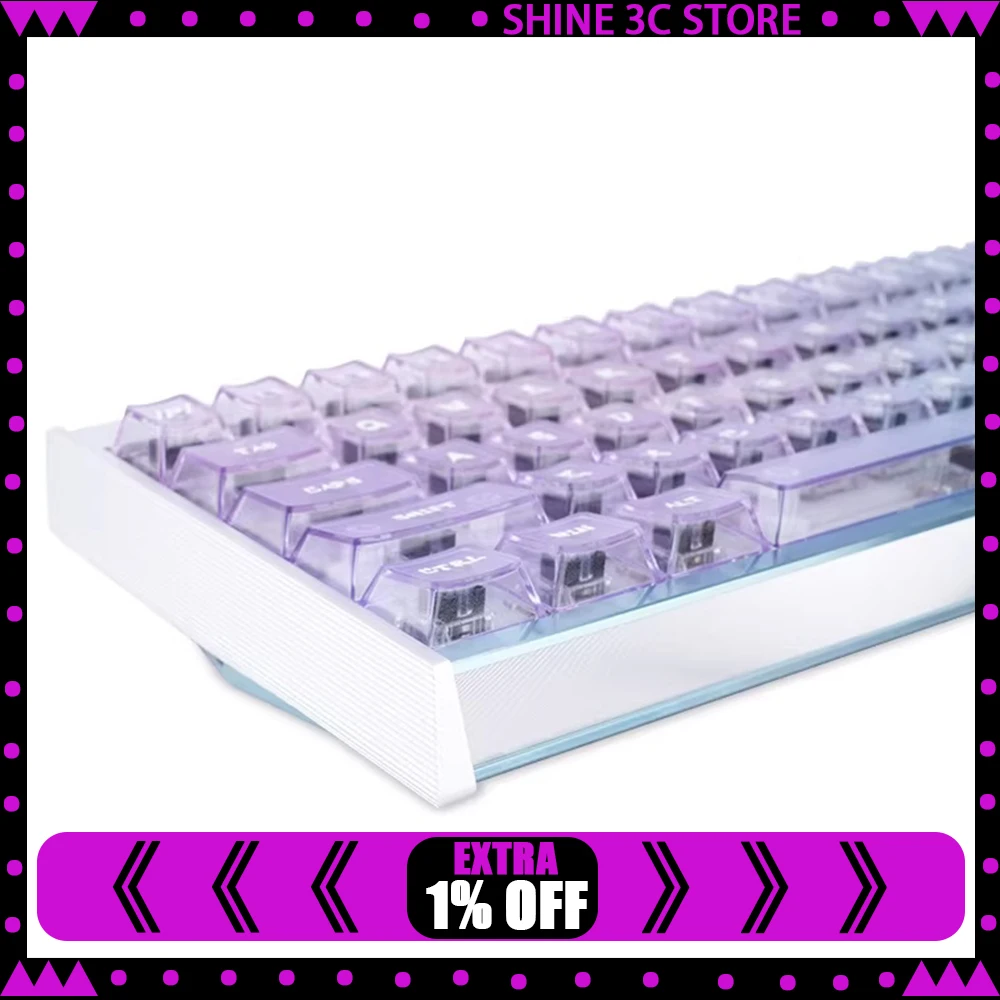 

Игровая клавиатура IPI AURORA 65 с частотой опроса 8000 Гц, новая технология Beiying Drive Depth, настраиваемая проводная клавиатура для CS:GO, аксессуары для ПК