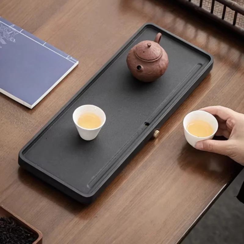Rectangular Small Tea Tray Modern Multipurpose Accessories Tea Tray Gong Fu Square holz tablett rechteckig Rectangular Tray