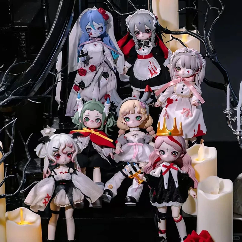 

Specify Thenyssa Grotesque Nightmare Blind Box: 1/12 Bjd Poseable Doll с подвижными шарнирами, модная игрушка в подарок на Хэллоуин