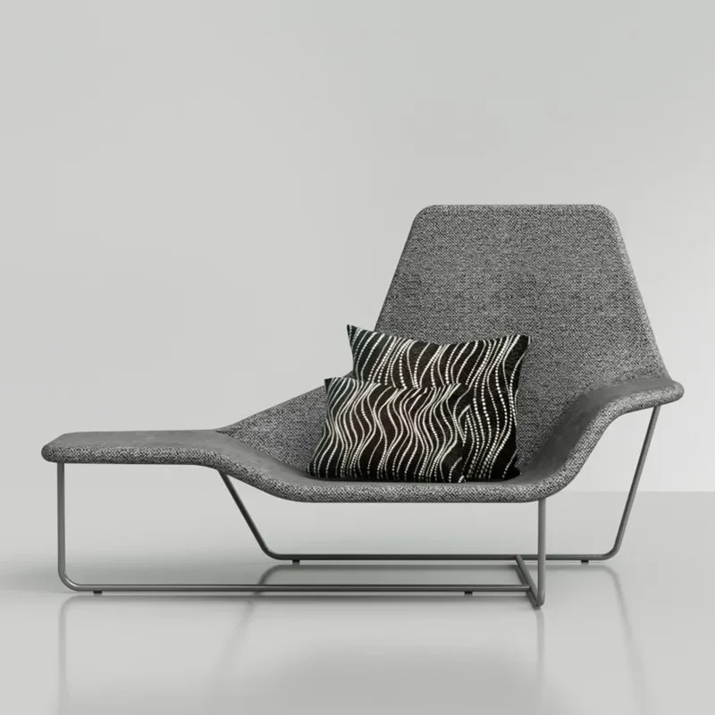 

Frp Modern Model Room Leisure Bookshelf Recliner