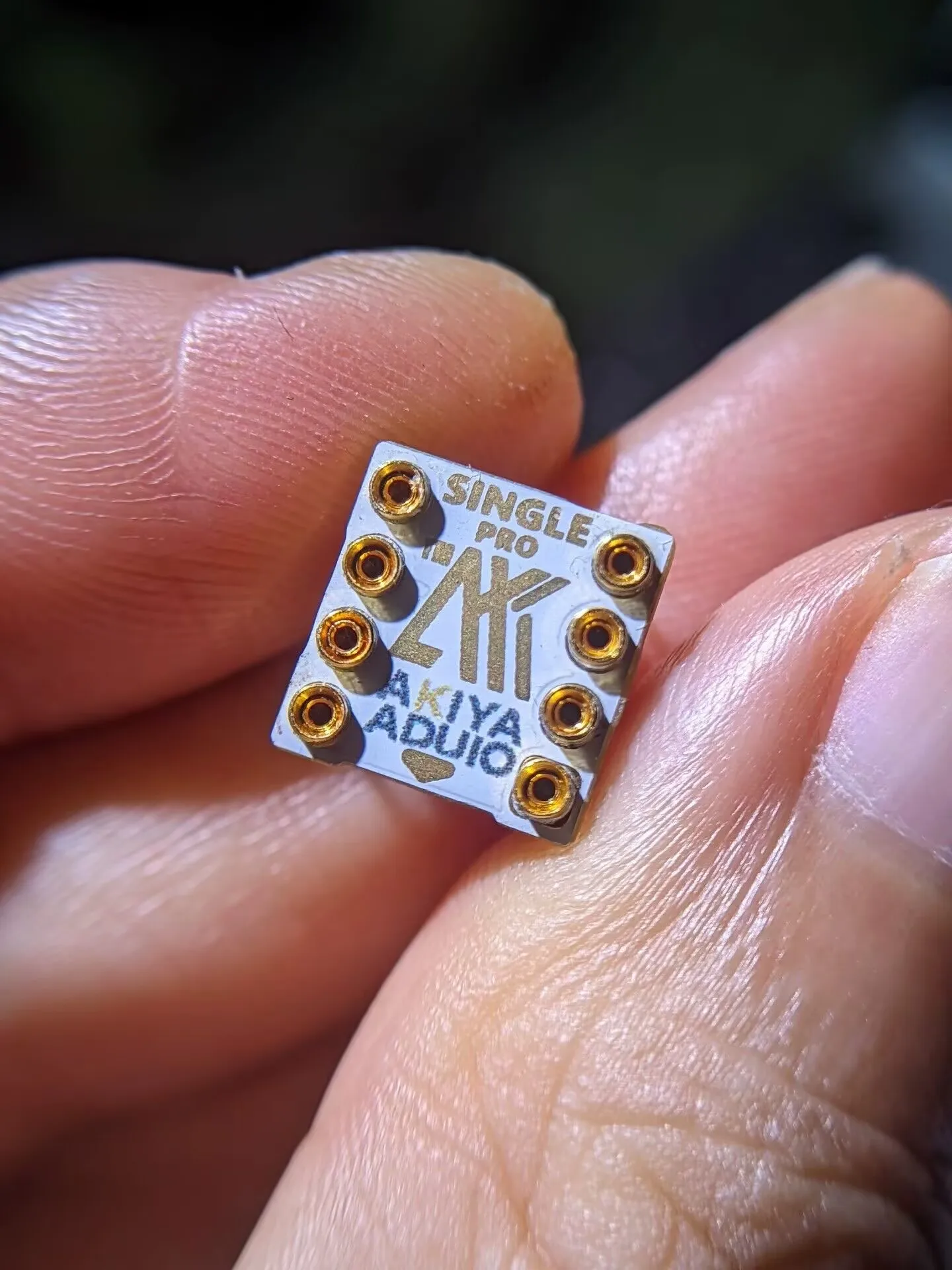 

1PCS Single operational amplifier upgrade base decoupling operational amplifier base wealthy gold