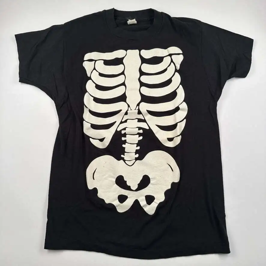 Vintage 80S Skeleton T Shirt Xl Bones