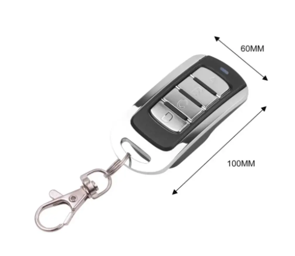 4in1 Universal Multifrequency Garage Remote Electronic Gate Control 280-868MHZ Gate Key Fob Command Hand Transmitter