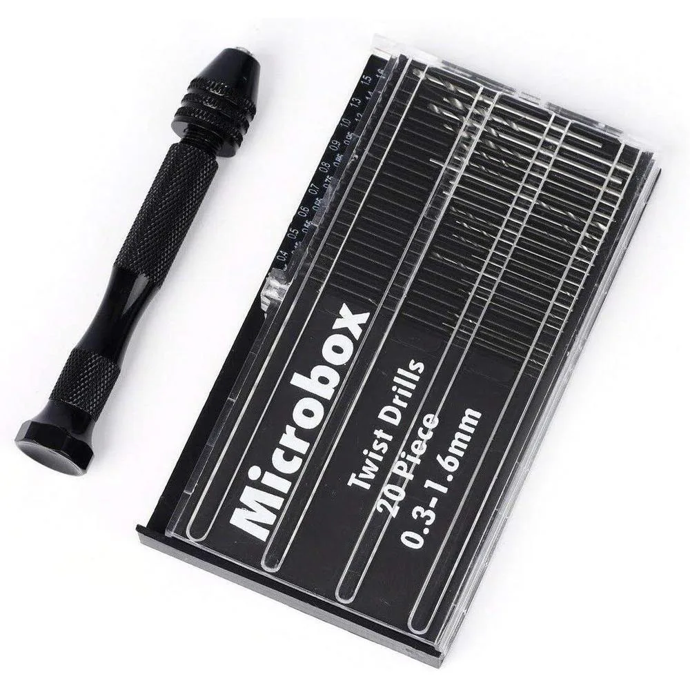 Mini Aluminum Hand Drill with Keyless Chuck Kit(10PCS,20PCS,150PCS)