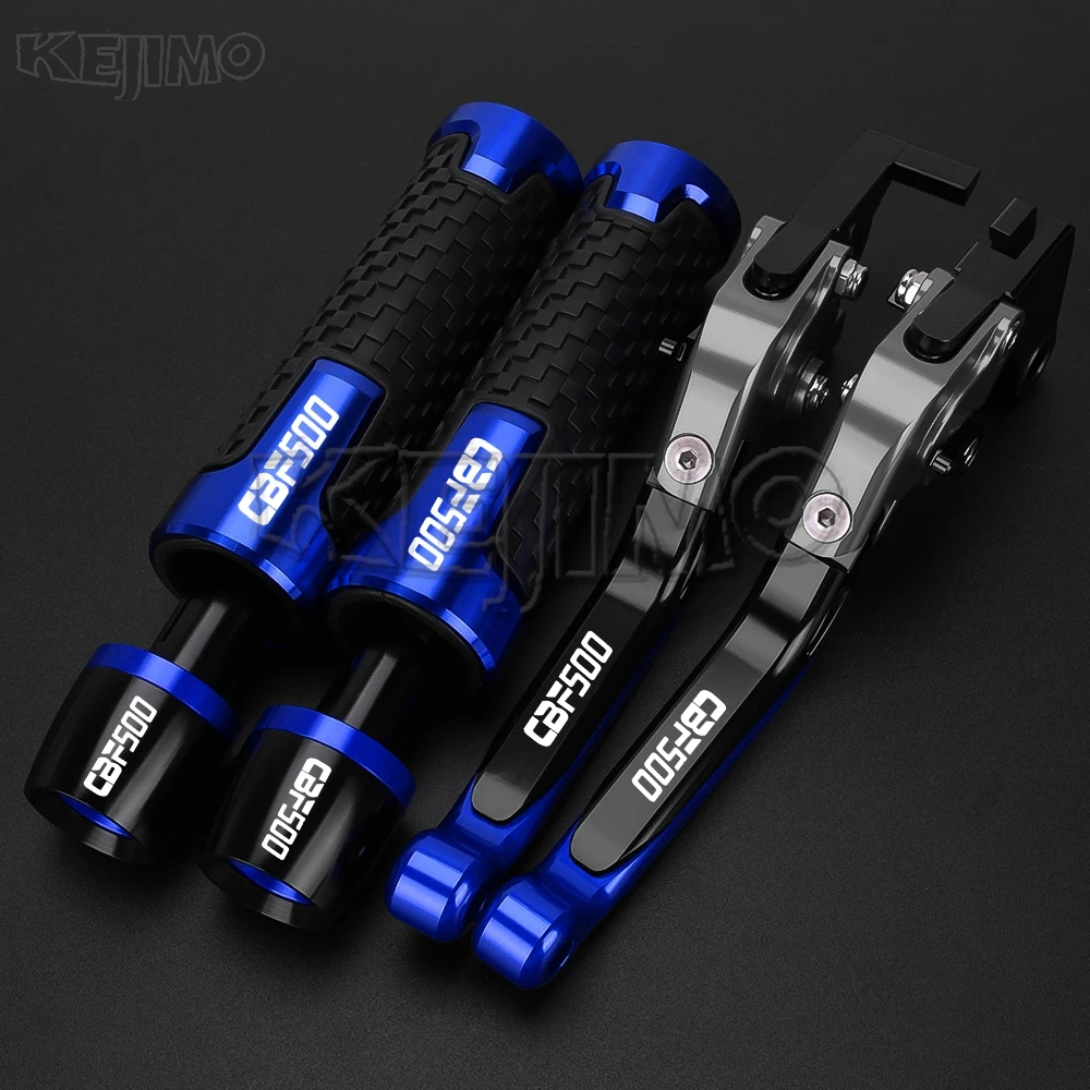 

FOR HONDA CBF500 CBF 500 2004 2005 2006-2008 Motorcycle accessories Adjustable Folding Clutch Brake Lever Handlebar grips ends