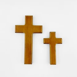 HTISOK Wooden Cross Church Home Decoration Wooden Christian Supplies Orthodox Catholic Holding Cross Religious Supplies & Gift