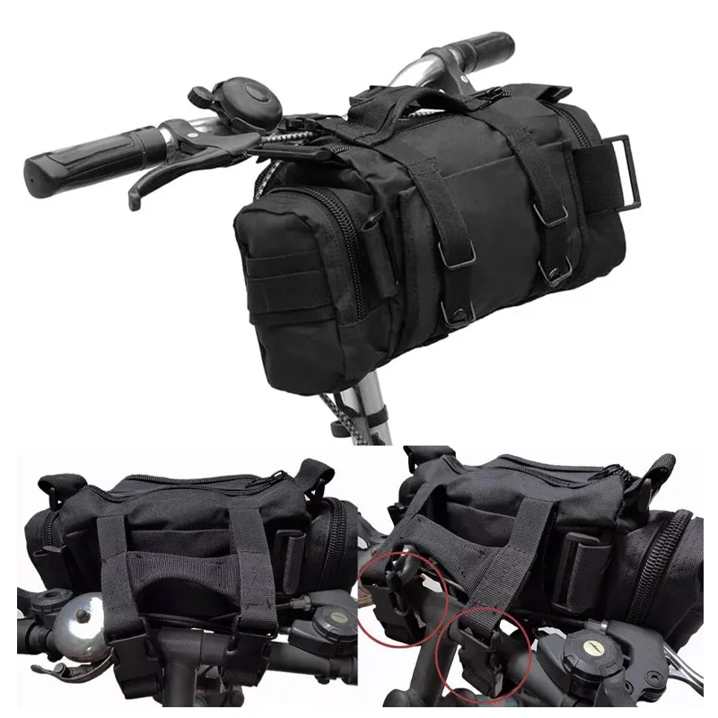 Outdoor fitness bag waist bag handbag fishing tool storage bag magic 3P camera bag multifunctional MOLLE tactical shoulder bag