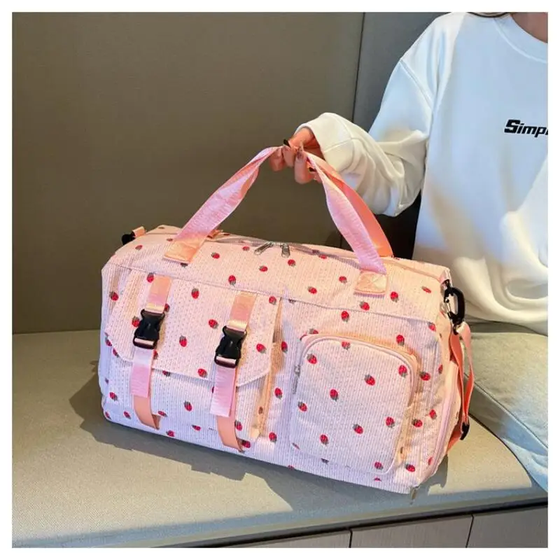 Girl Short Distance Go Out Travel Bag Male Female Outdoor Lightweight Dry and Wet Separation Portable Large Capacity Sports Bag
