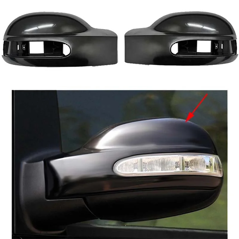 

ABHY-Car Side Wing Rearview Mirror Cover Cap Accessories For Mercedes-Benz Viano W639 2003-2010 A6398110461 A6398110561
