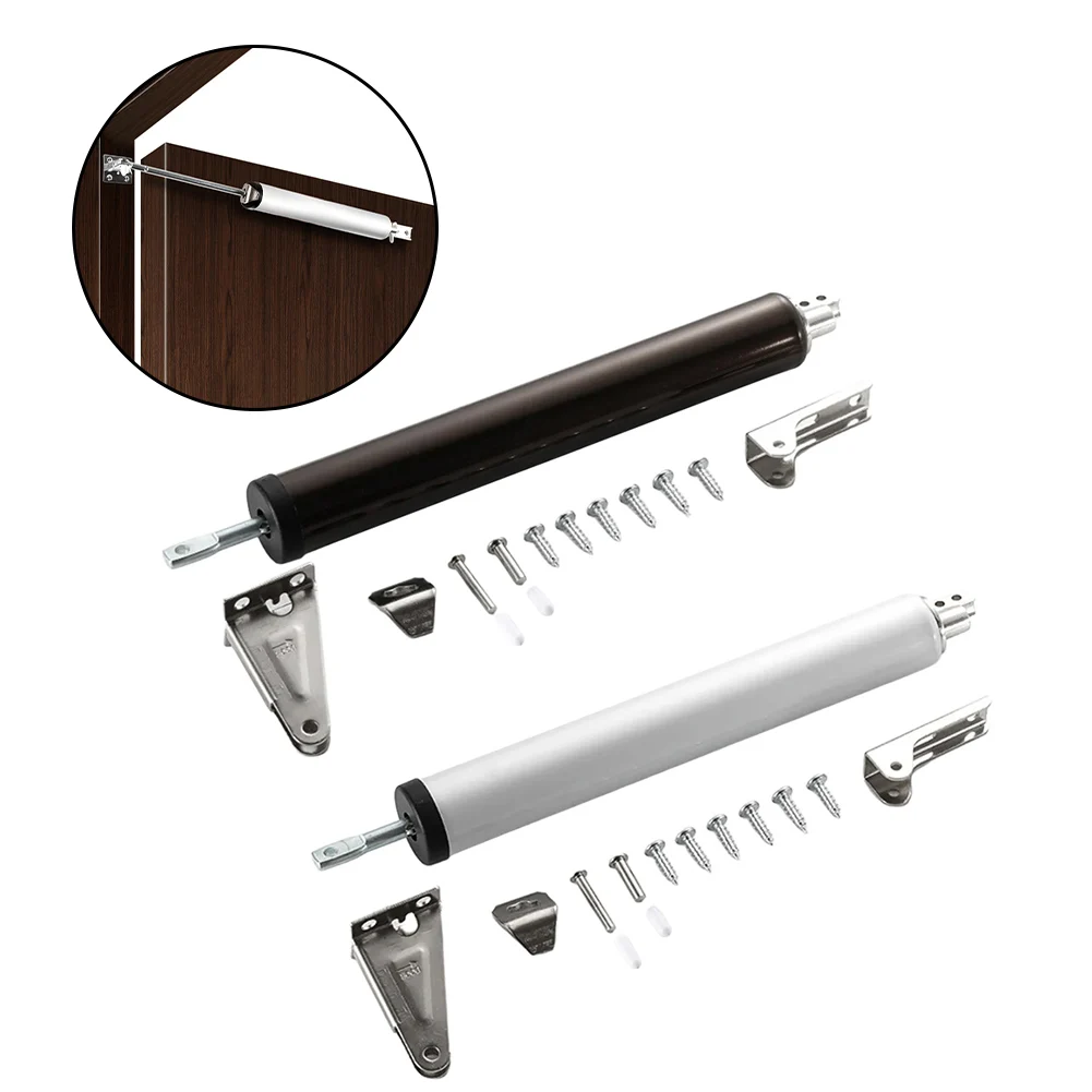 

Simple Door Closer Silent Pneumatic Buffer Automatic Household Automatic Closer Adjustable Closing Speed For Door Public Toilet