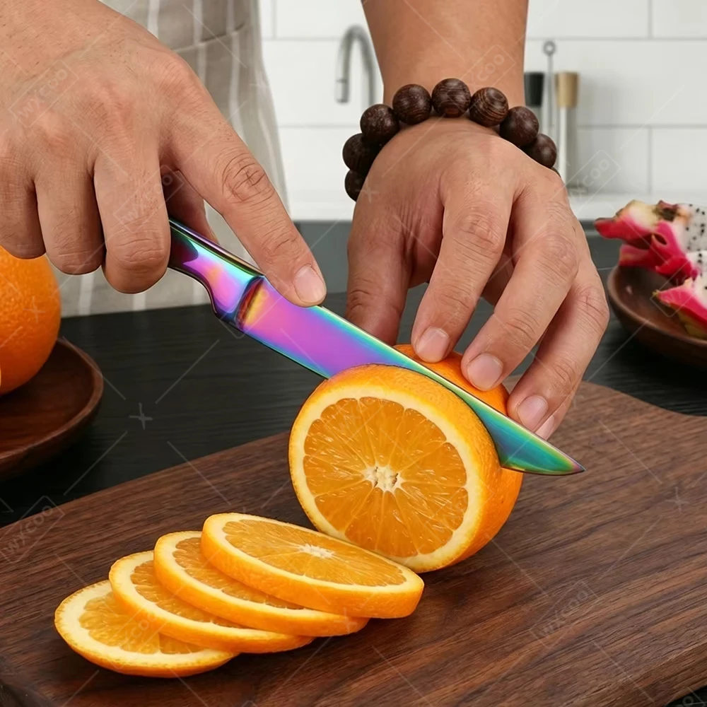 WXCOO Folding Knife Stainless Steel Vegetable Knife Fruit Peeler Meat Cleaver Pocket Knife Kitchen Tools Cooking Accessories