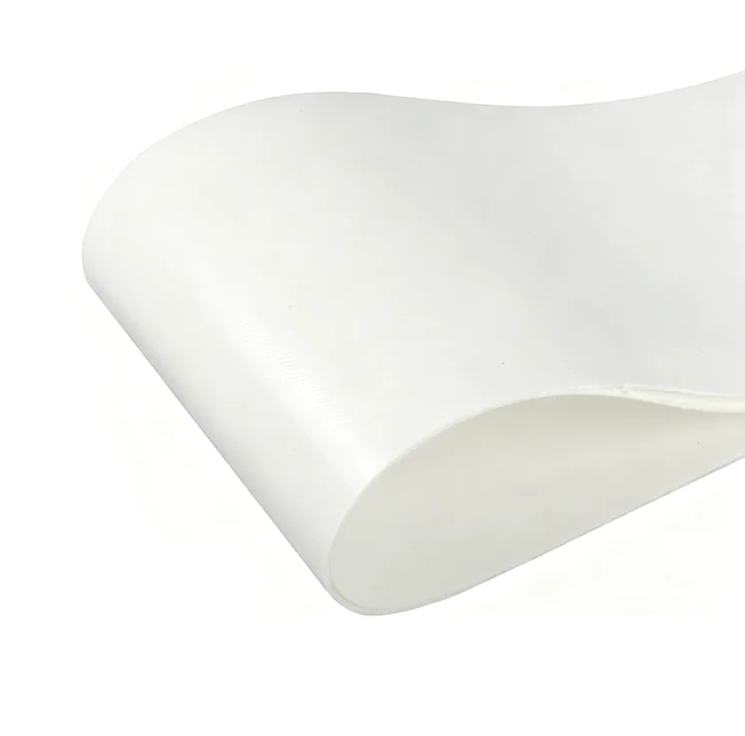 High-Temperature Resistant Belt – White Silicone Conveyor Belt for Food Drying Lines, Tunnel Ovens, and UV Processing Equipment
