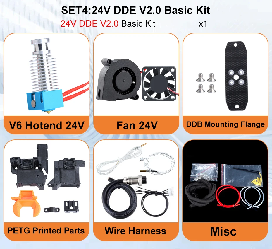 Trianglelab DDE V2 Direktantrieb-Extruder-Upgrade-Plan für Creality Ender-3 CR10 Serie 3D-Drucker, kompatibel mit TD6 HOTEND – Detail 16