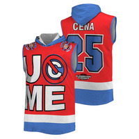 Summer Sports Hooded WWE Boxing Never Give up JOHN CENA 3D Printed T-shirt Fashion Street quick-drying Breathable sports vest