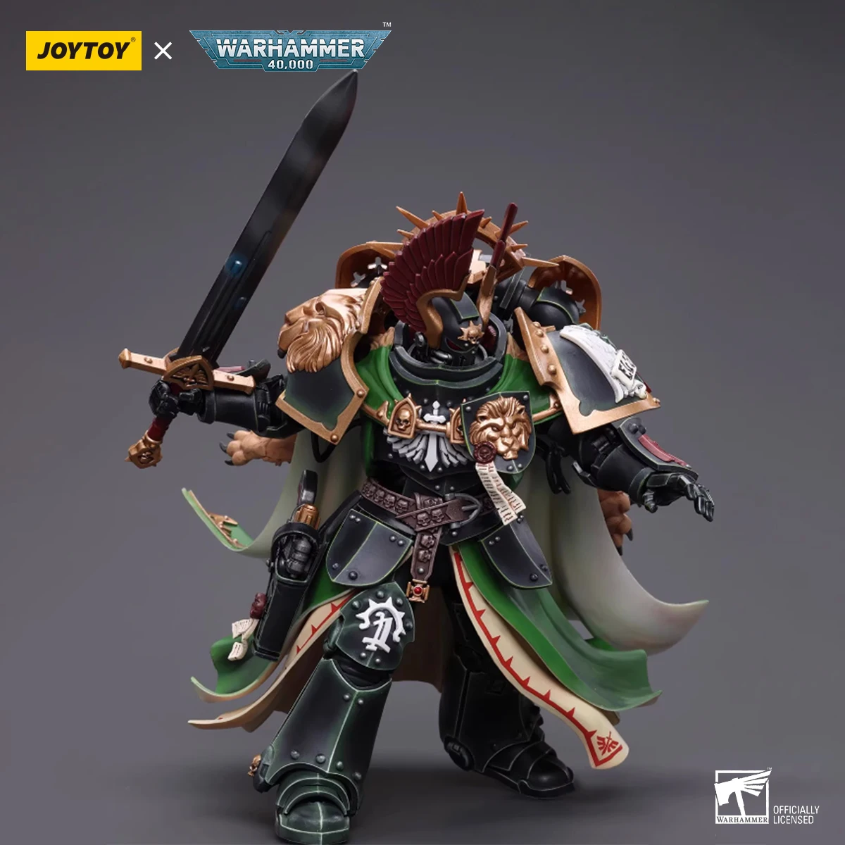 JOYTOY Warhammer 40k 1/18 figurka ciemne anioły Primarch lew Jonson figurka anime stawy ruchome figurka kolekcja zabawek