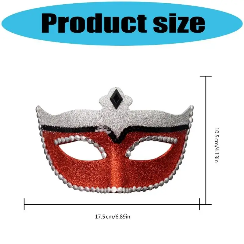 Masque distribution poudre 39bb pour les parties à thème masque adapté à peau Costume en plastique Accessoire facile