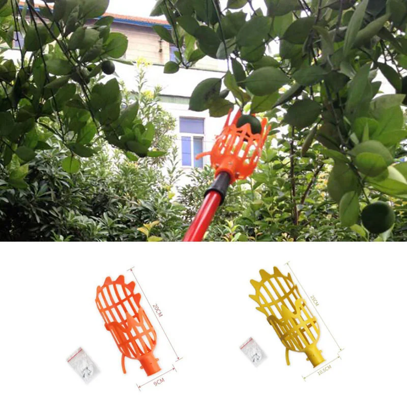 

Garden plant tools Deep Fruit tree Picker Catcher Head Basket case Convenient for orange Peach Picking Farm gardening supplies s