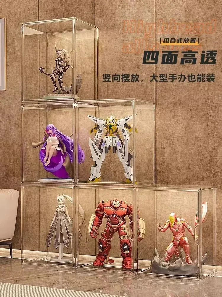 Figure  display cabinet, GUNPLA storage box, glass acrylic display cabinet, ornament shelf, home use