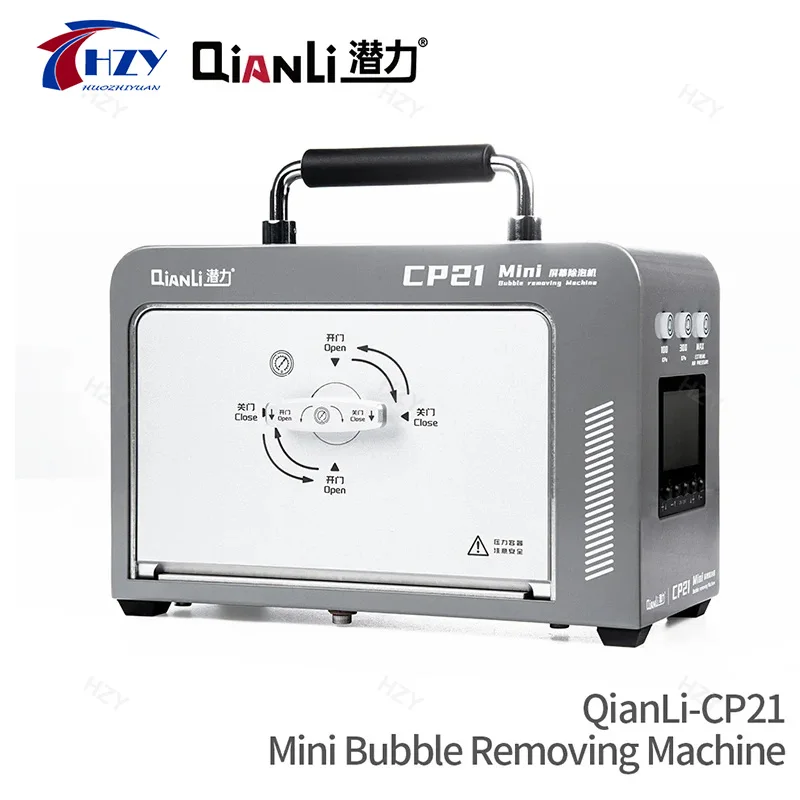 QIANLI CP21 Mini Bubble Removing Machine for LCD Screen High Pressure Submission Debubbling Efficiency Defoaming Space