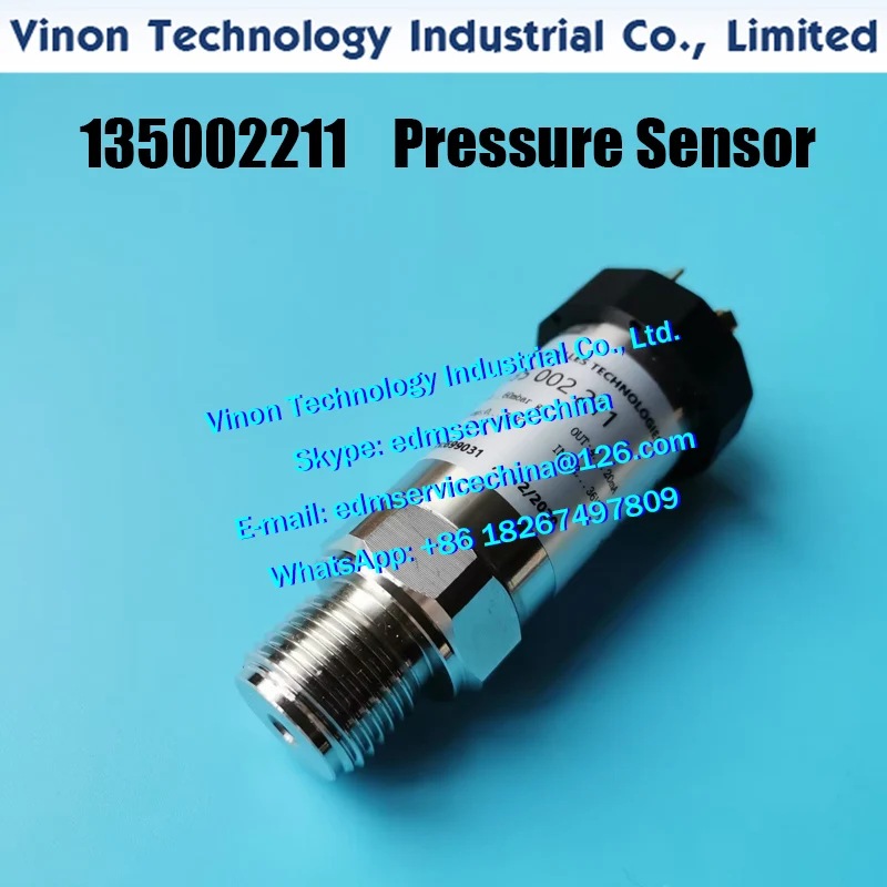 135002211 edm Pressure Sensor for ROBOFIL 240,CUT200,CUT300 EDM machine 135.002.211 Pressure transmitter Charmille repair parts